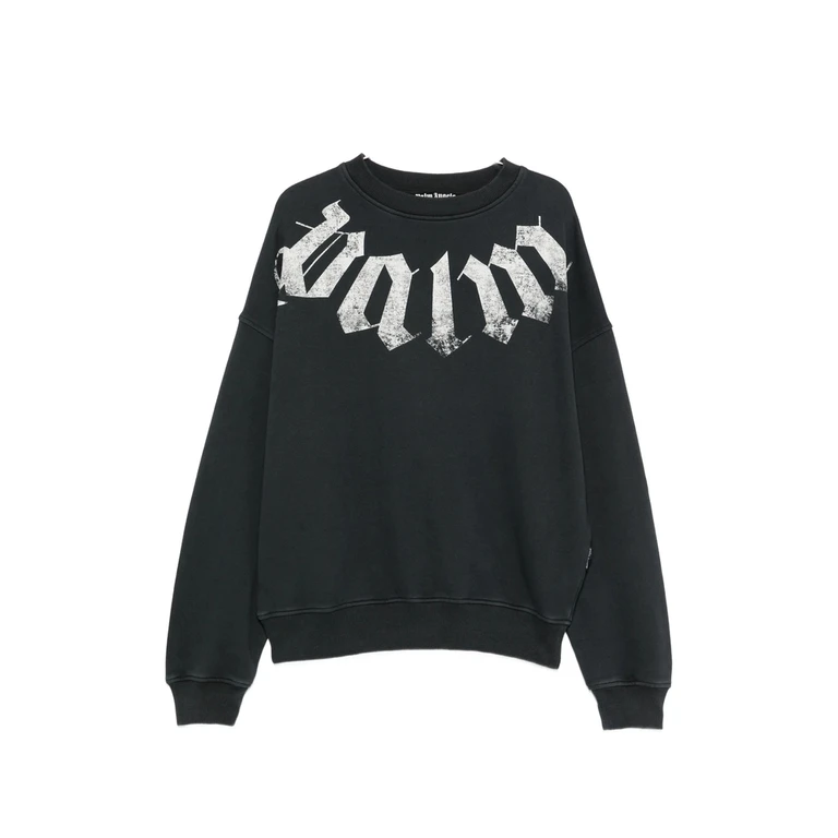 Sweat-shirt Palm Angels Big Neck Logo Imprimé