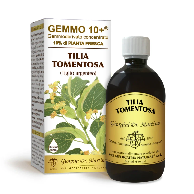 gemmo 10+ silver linden 500 ml non-alcoholic liquid