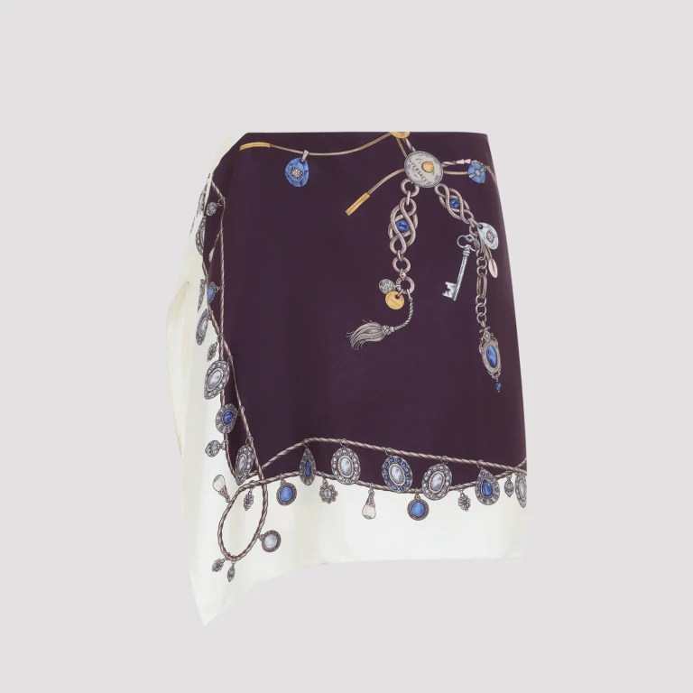 Silk Stolen Jewels Skirt