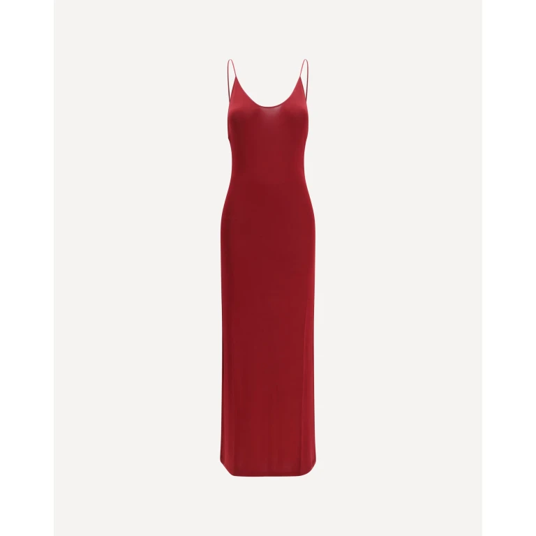 Backless knit Dress with Cassandre chain Female S