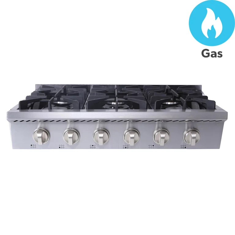 36' Gas Rangetop in Stainless Steel with 6 burners