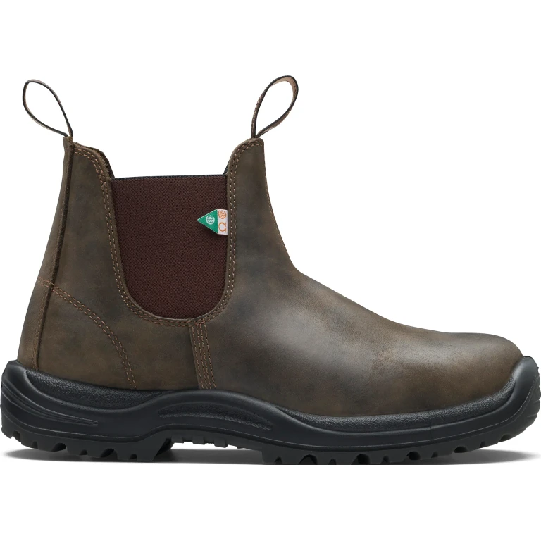 180 - Work & Safety Waxy Rustic Brown Boots - Unisex