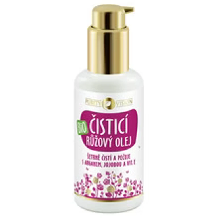 Organic Cleansing Oil Pink with argan, jojoba and vitamin E - 100ml