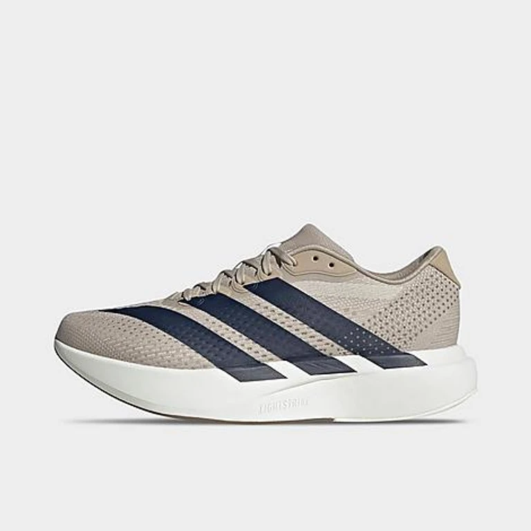 Men's Adizero Pacer Running Shoes in Khaki/Night Indigo/Core White Size: 7.5
