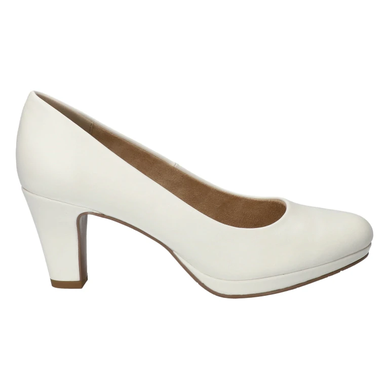 Women's Equinox White Platform Pumps