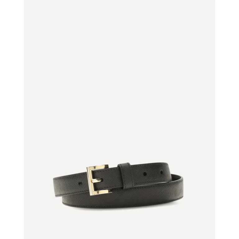 Saffiano leather Belt Female 75