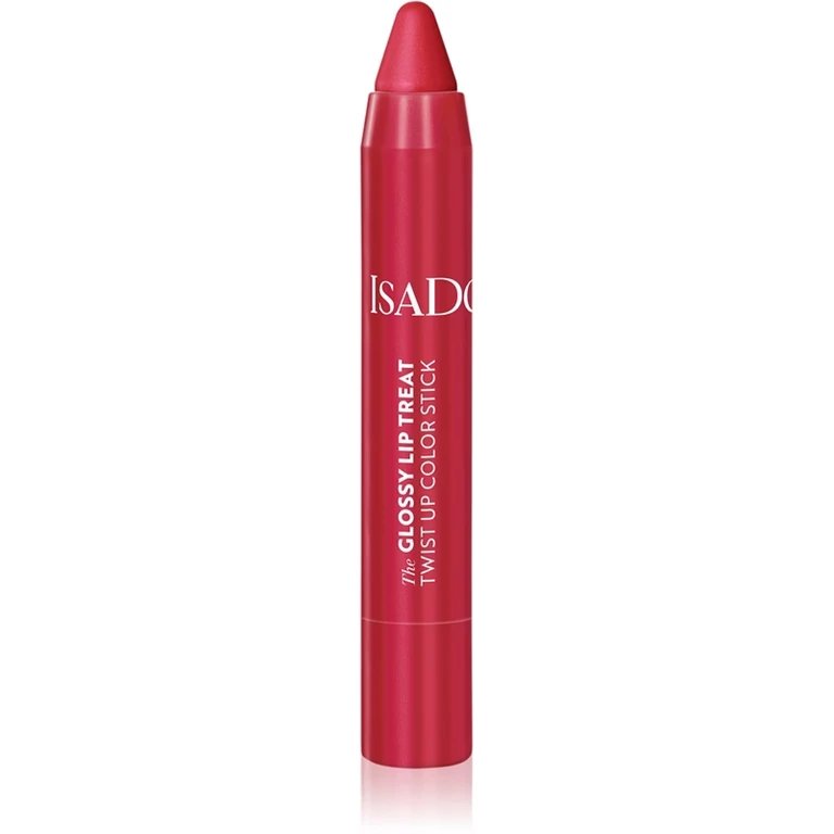 Twist Up Color Lip Gloss Moisturizing Lipstick Color 12 Rhubarb Red 3.3 G