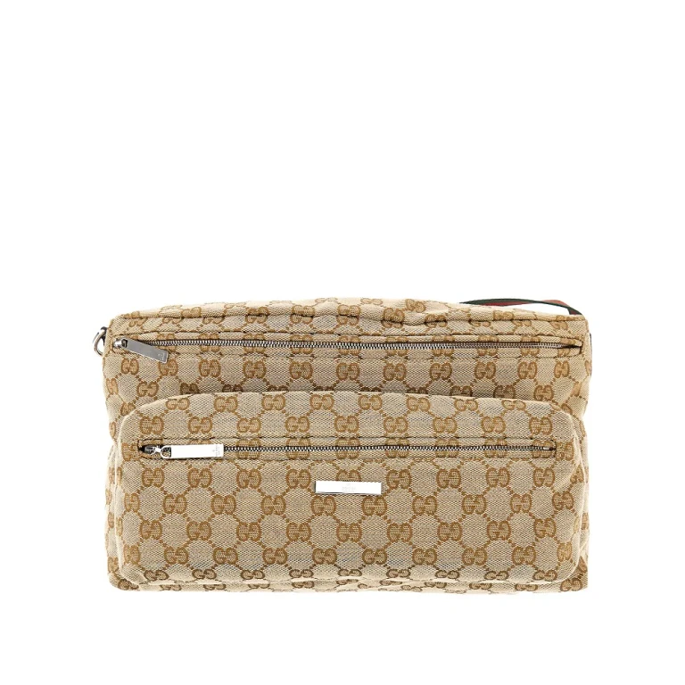 Crossbody bag with Web Ribbon Man One Size