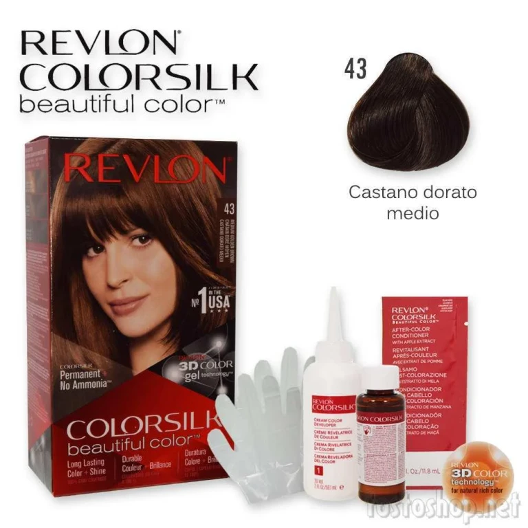 Colorsilk N 43 Medium Golden Brown