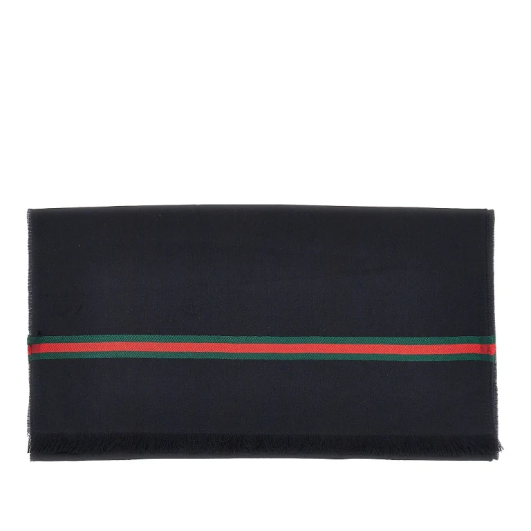Silk and wool scarf Man One Size