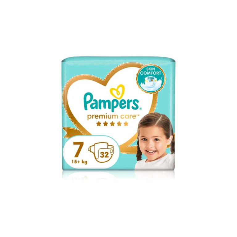 Premium Care size 7 disposable diaper 15+ kg 32 pieces