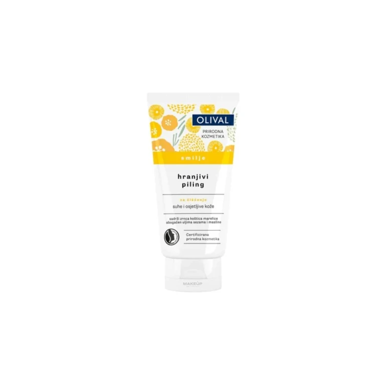 Immortelle Peeling Nourishing Scrub Gentle Face Scrub for Dry and Sensitive Skin 75ml