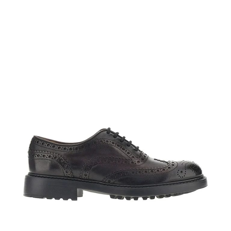 DOUCAL'S Leather laced shoes Man 39
