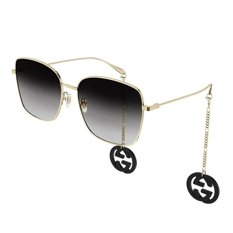 Ladies Black Square Sunglasses GG1030SK 001
