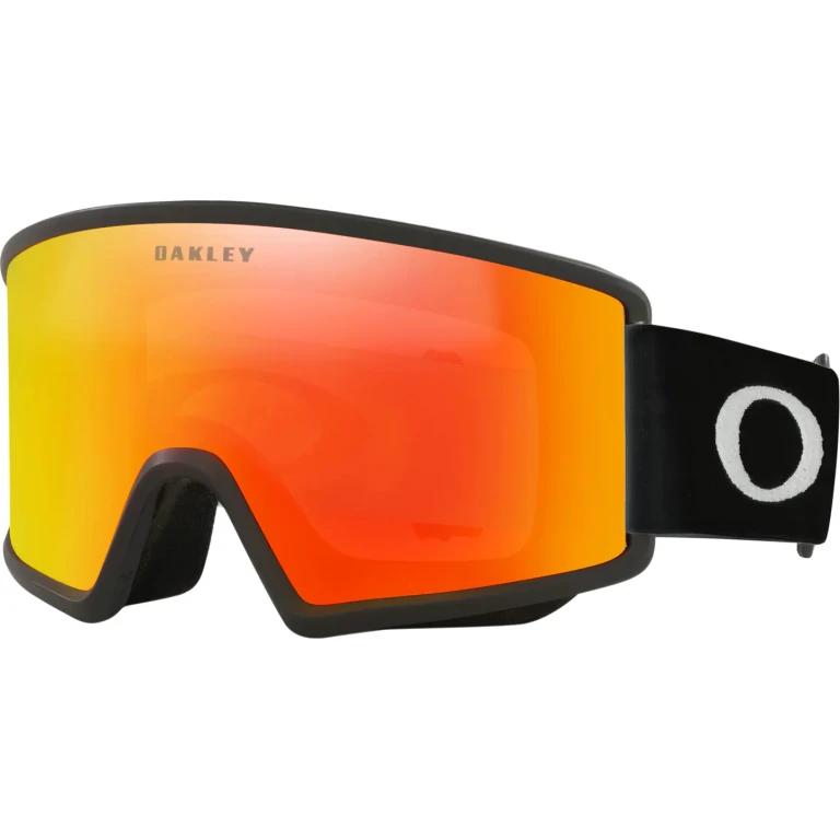 Target Line M Googles - Matte Black - Fire Irid Lens