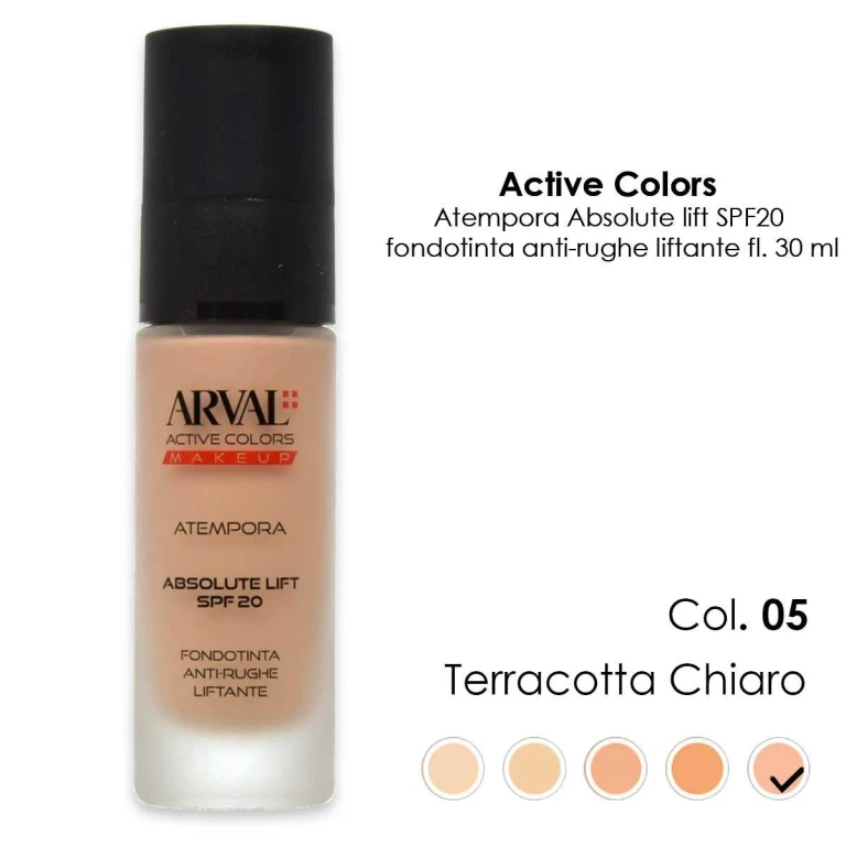ATEMPORA - Absolute Lift SPF20 n. 05 - light terracotta anti-wrinkle lifting foundation fl 30ml