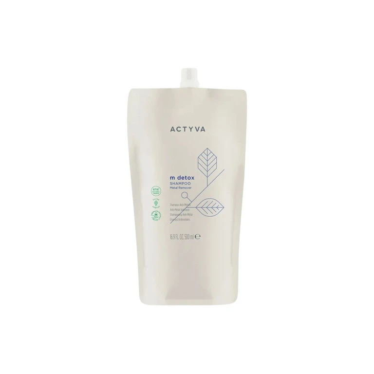 Actyva M Detox Rimuovi Metalli Shampoo Busta Ricarica 500ml — Shampoo
