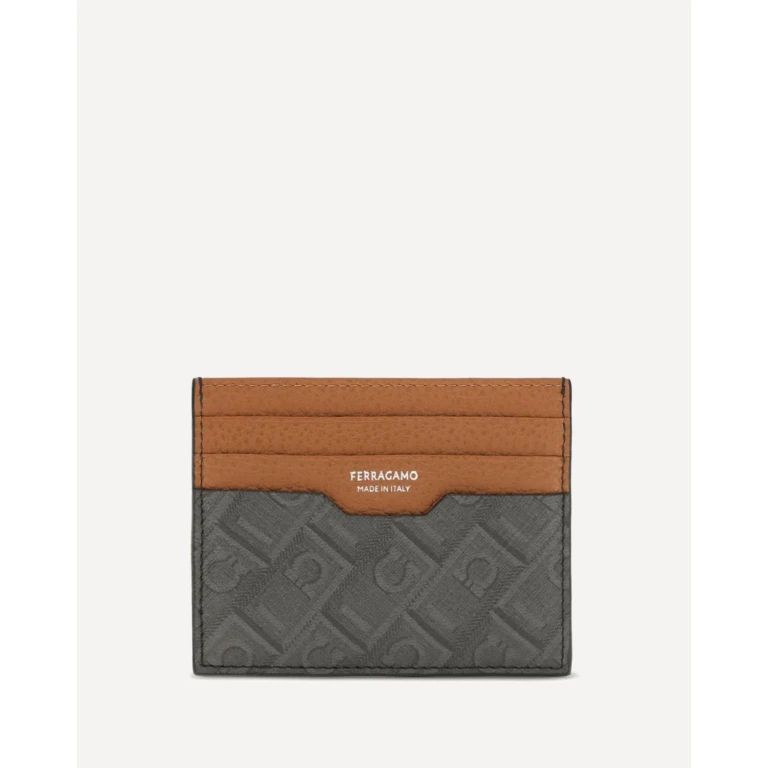 Monogram leather Cardholder Male UNI
