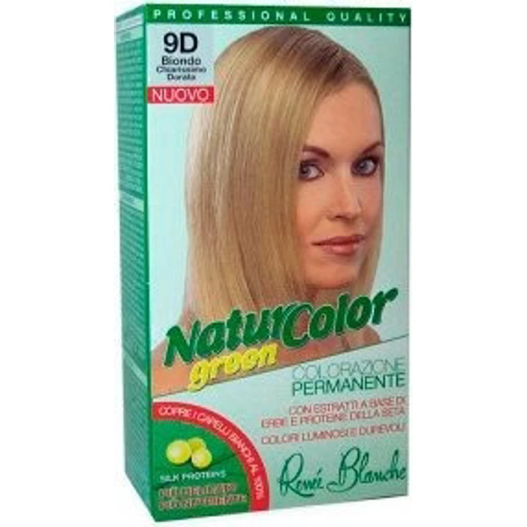 Renee Blanche Permanent Hair Dye Natural Coloration Natur Color Green9 D Very Light Golden Blonde