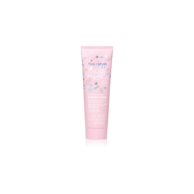 HairBoom Rice Rehab- 4 in 1 mask for delicate and damaged hair 200 ml