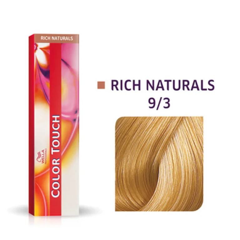 Professionals Color Touch Semi-permanent hair dye ammonia-free 9/3 Light golden mahogany blonde 60 ml