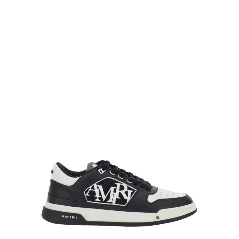 Sneakers With Contrast Leather Heel