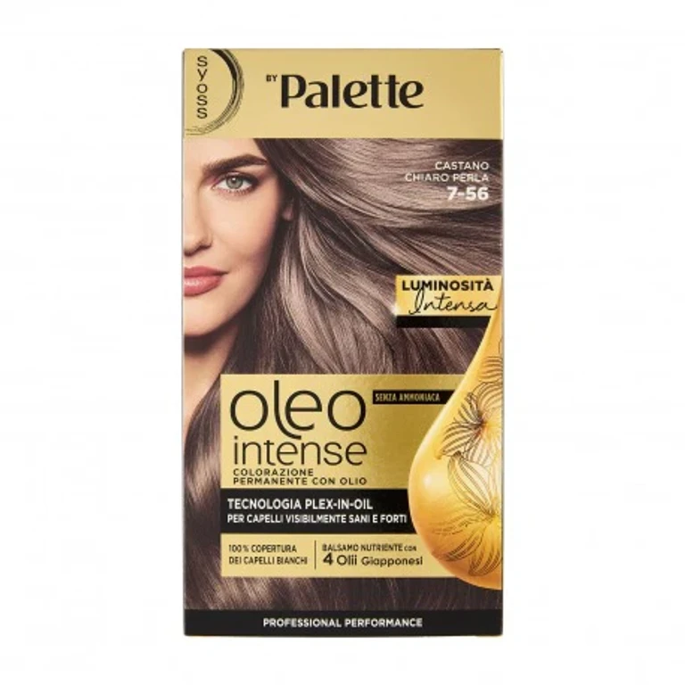 Oleo Intense Ammonia-Free Permanent Coloring With Oil Light Brown Pearl 7-56
