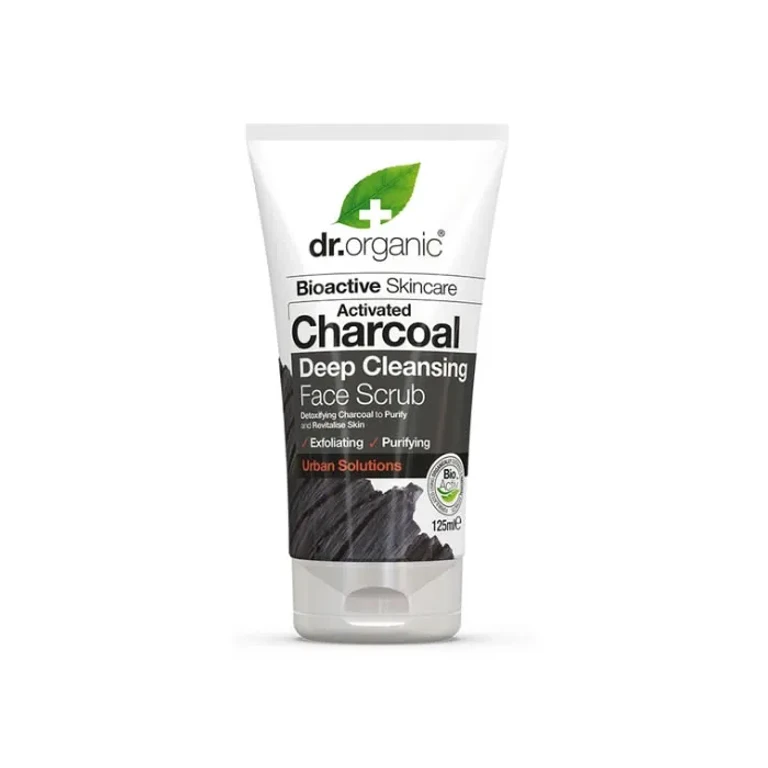 Organic Charcoal Face Scrub Dr. 125 ml