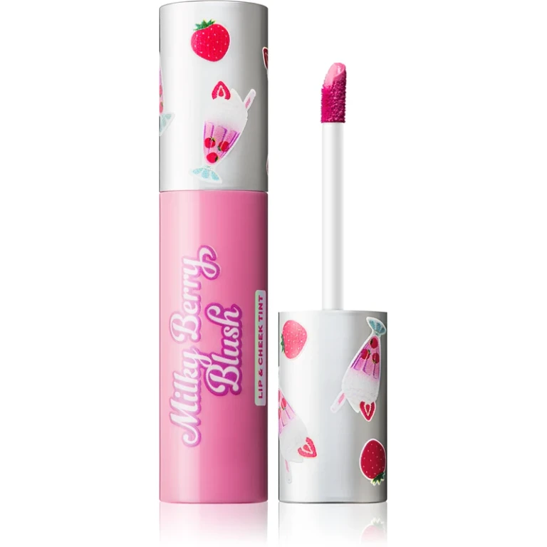 Milkshake Milky Berry Blush Multifunctional Makeup For Lips And Face Color Strawberry Shake 10 Ml