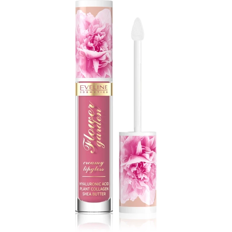 Flower Garden Cream Lip Gloss With Hyaluronic Acid Color 03 Magnolia Charm 4.5 Ml