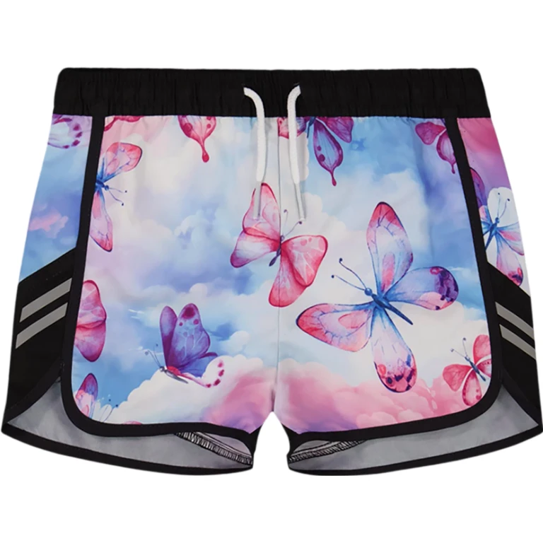 Printed Athletic Shorts - Little Girl