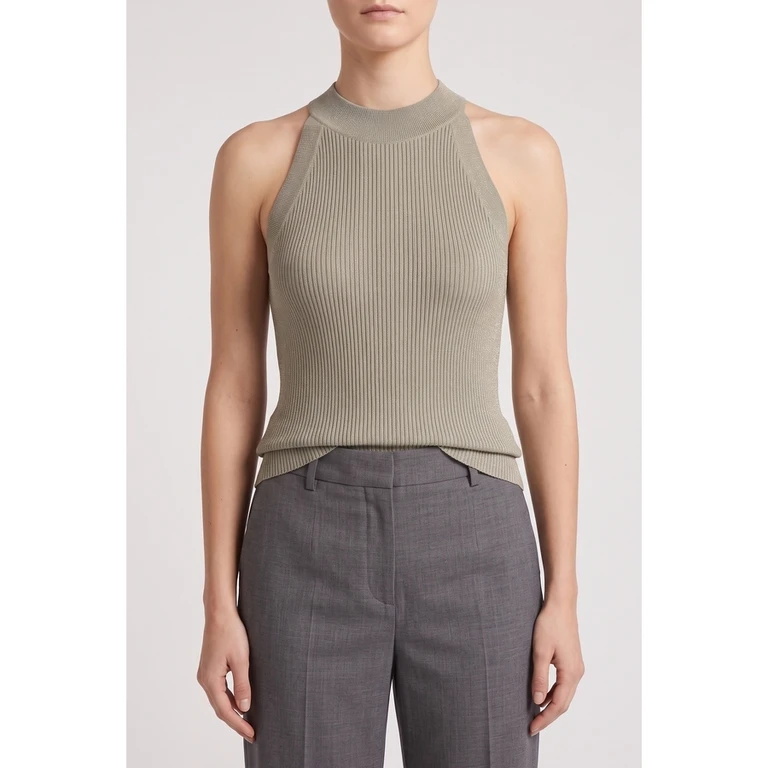 Women'S Cashmere Blend Tank Top Style Casual Shirt Nwt