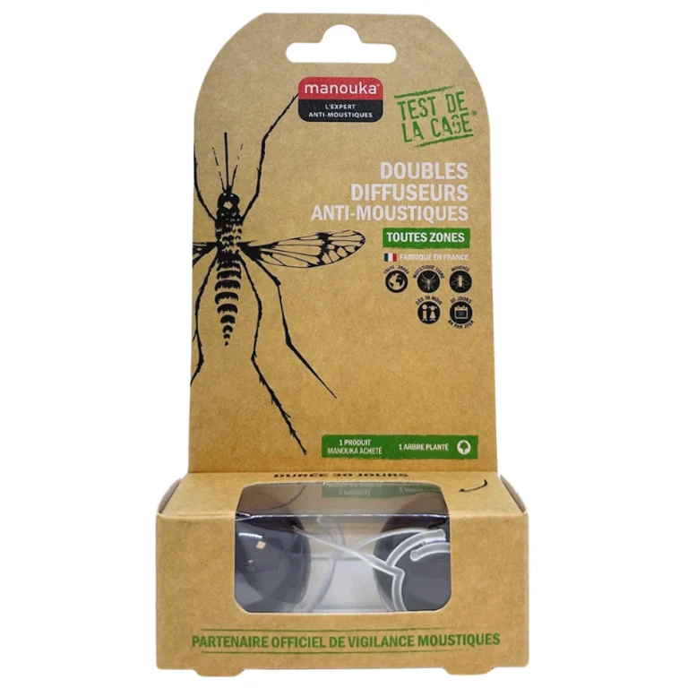 Double Mosquito Repellent Diffusers - All Areas - Black Color