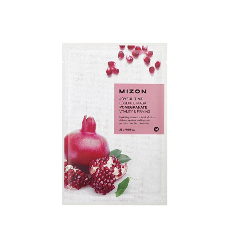 Joyful Time (Essence Mask Pomegranate) 23 G 3D Glossy Mask With Apple And Pomegranate For Skin Vitality And Firming