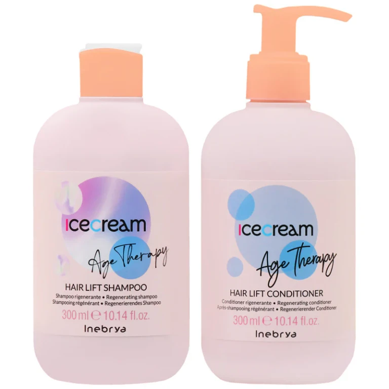 Hair care set Inebrya Ice Cream - Shampoo 300ml + Conditioner 300ml