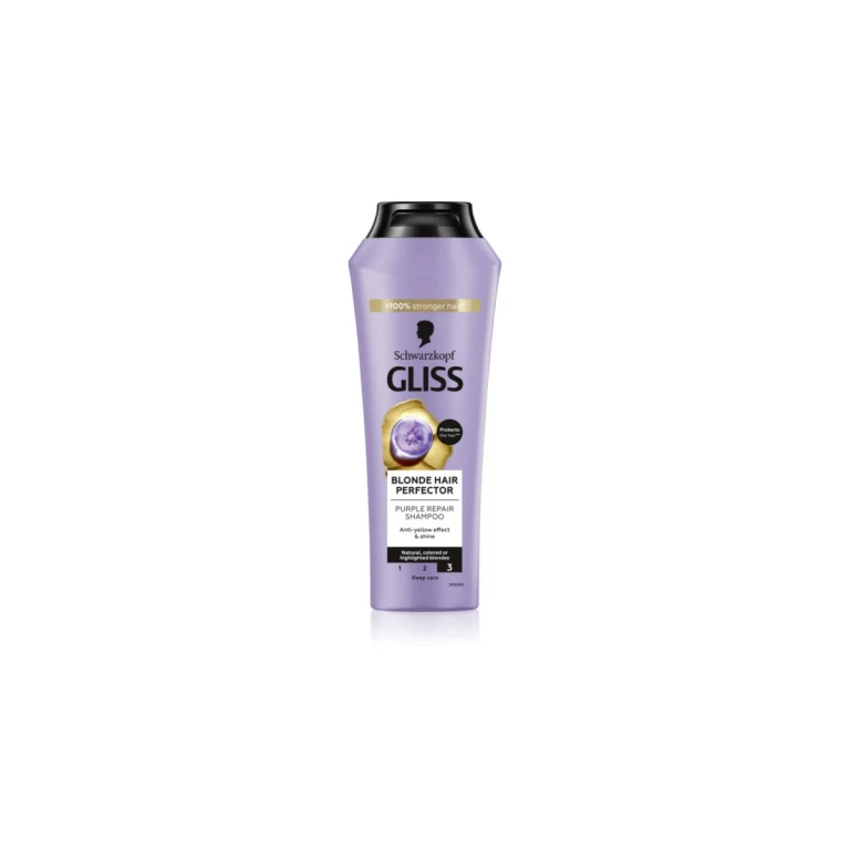 Blonde Hair Perfector Regenerating Shampoo (Purple Repair Shampoo) - Volume: 250 ml