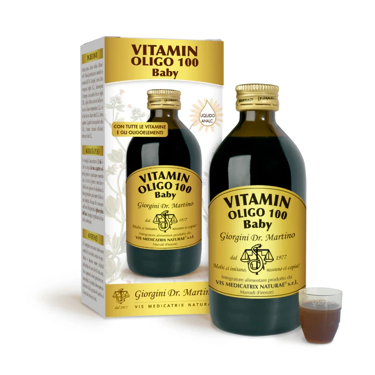 Vitamin Oligo 100 Baby Alcohol-Free Liquid 200 Ml
