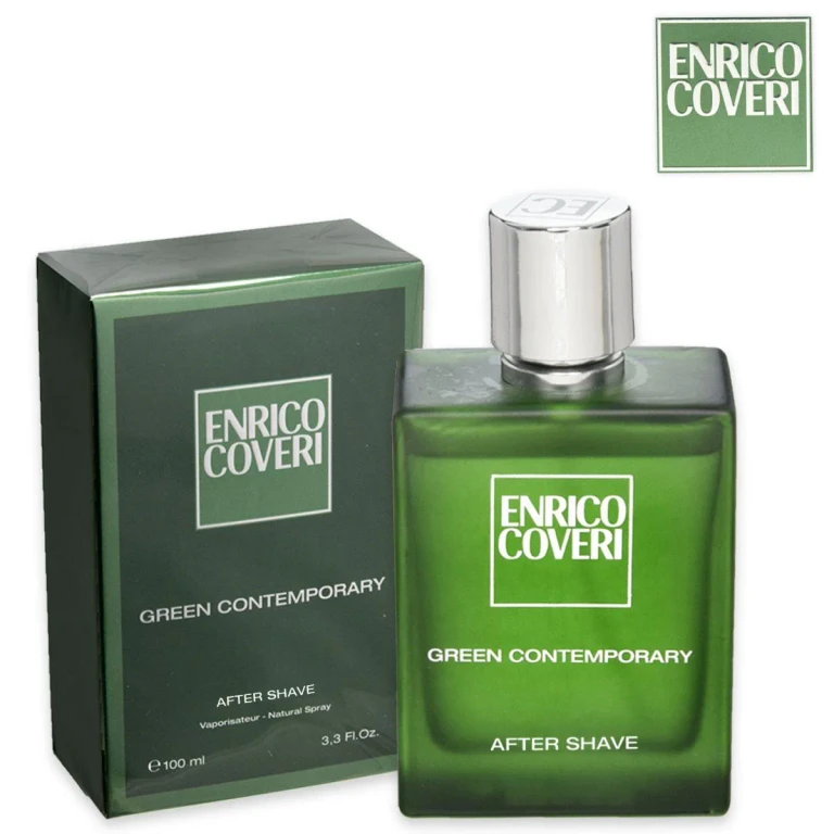 Enrico Coveri Green Contemporary Men's Aftershave 100 Ml
