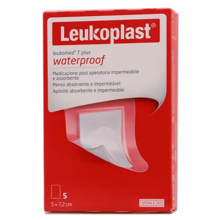 Leukoplast T Plus Dressings 5x7.2cm 5 Units