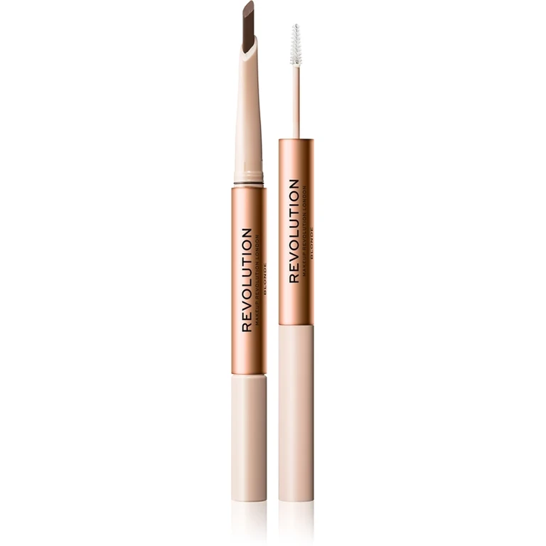 Fluffy Filter Duo Double Ended Eyebrow Pencil for Setting and Shaping Blonde Color 0.12 g