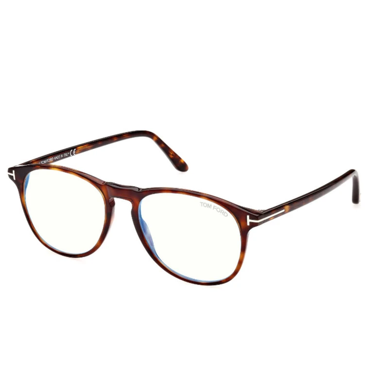 Ladies Black Round Eyeglass Frames FT5805-B/V 054