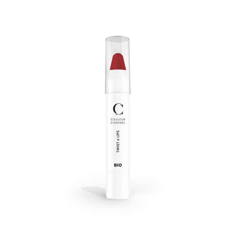 Couleur Caramel Twist y Lips Lipstick 405 Matt Red 1pc