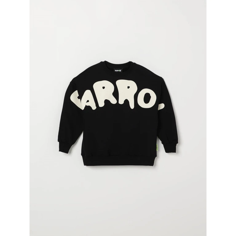 Cotton Crew Neck Pullover with Logo (S6BKJUSW016110)