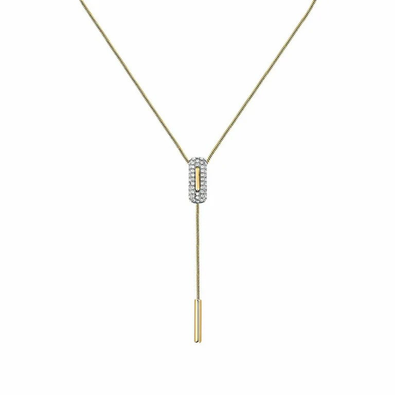 Modern Necklace in Gold-Plated Steel Concept Tjayy01