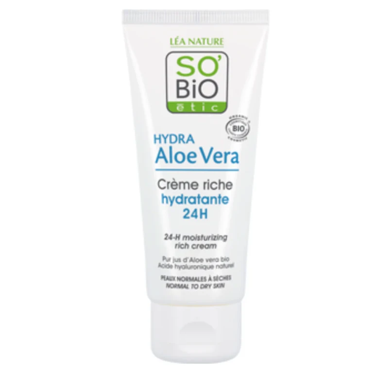 LÉa nature so bio étic Hydra Aloe Vera - Rich Day Cream 24 hours, 50 ml