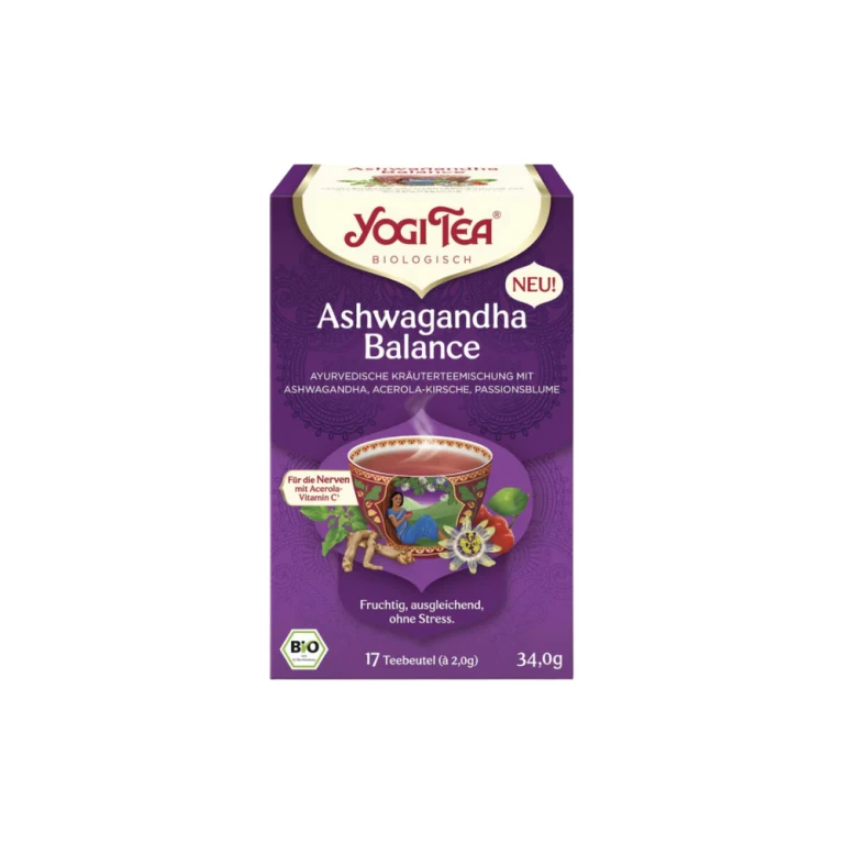 Organic herbal tea "Ashwagandha Balance", 17 Sachets (34 G)