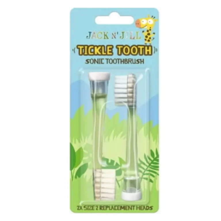 Jack n jill Tickle Tooth Toothbrush Heads 2pcs