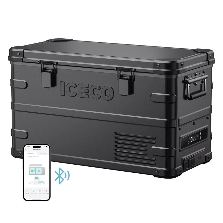 APL35 Dual Zone Portable Cooler 37QT Black:- Black