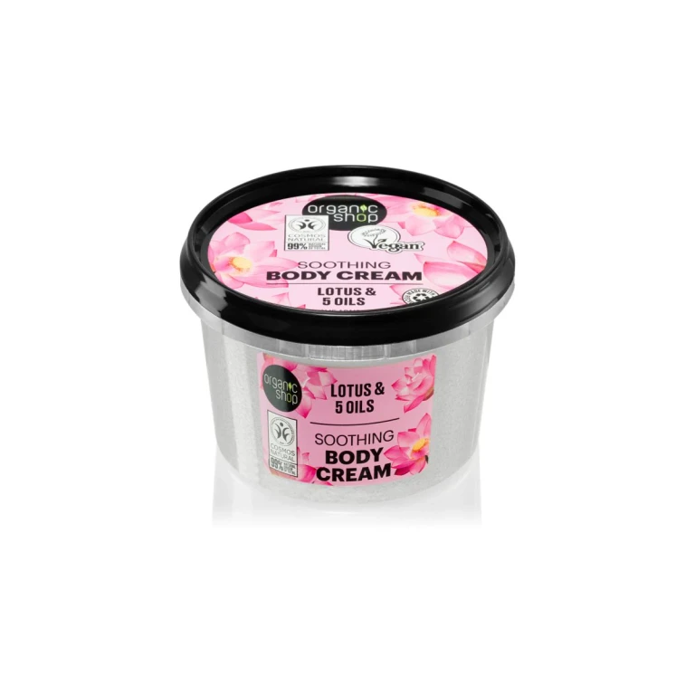 Organic Lotus & 5 Oils Treatment Body Cream 250ml