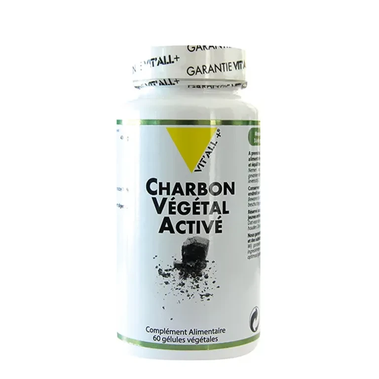 Activated Vegetable Charcoal 400mg 60 Capsules